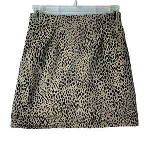 Brandy Melville Leopard Mini Pencil Skirt, Size 3